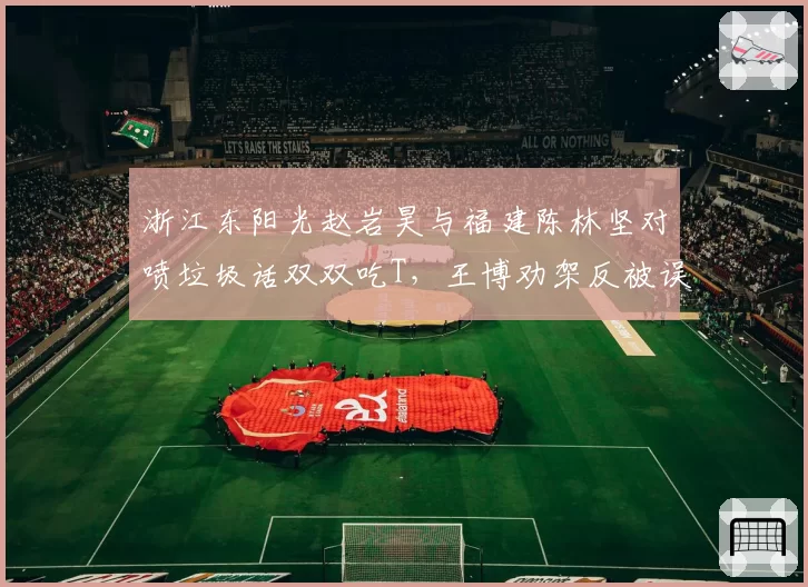 浙江东阳光赵岩昊与福建陈林坚对喷垃圾话双双吃T,王博劝架反被误伤